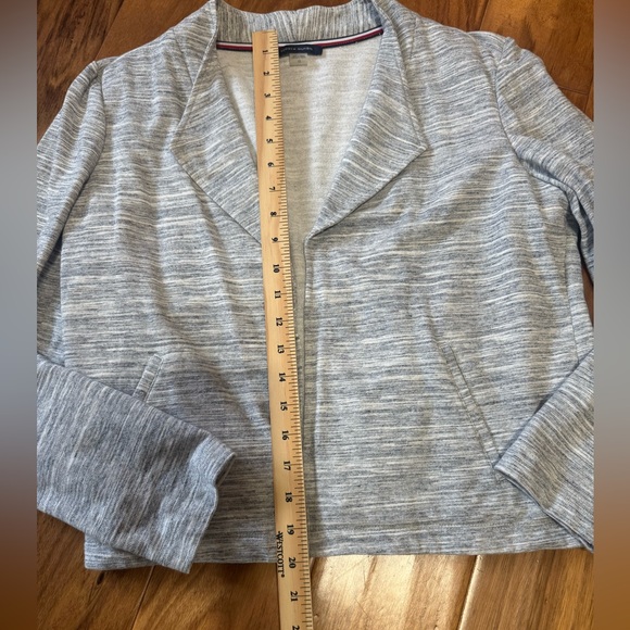 Tommy Hilfiger Heathered Open-Front Jacket - Picture 4 of 7